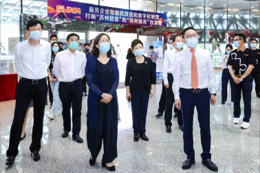江蘇省副省長陳星鶯調(diào)研富納科技